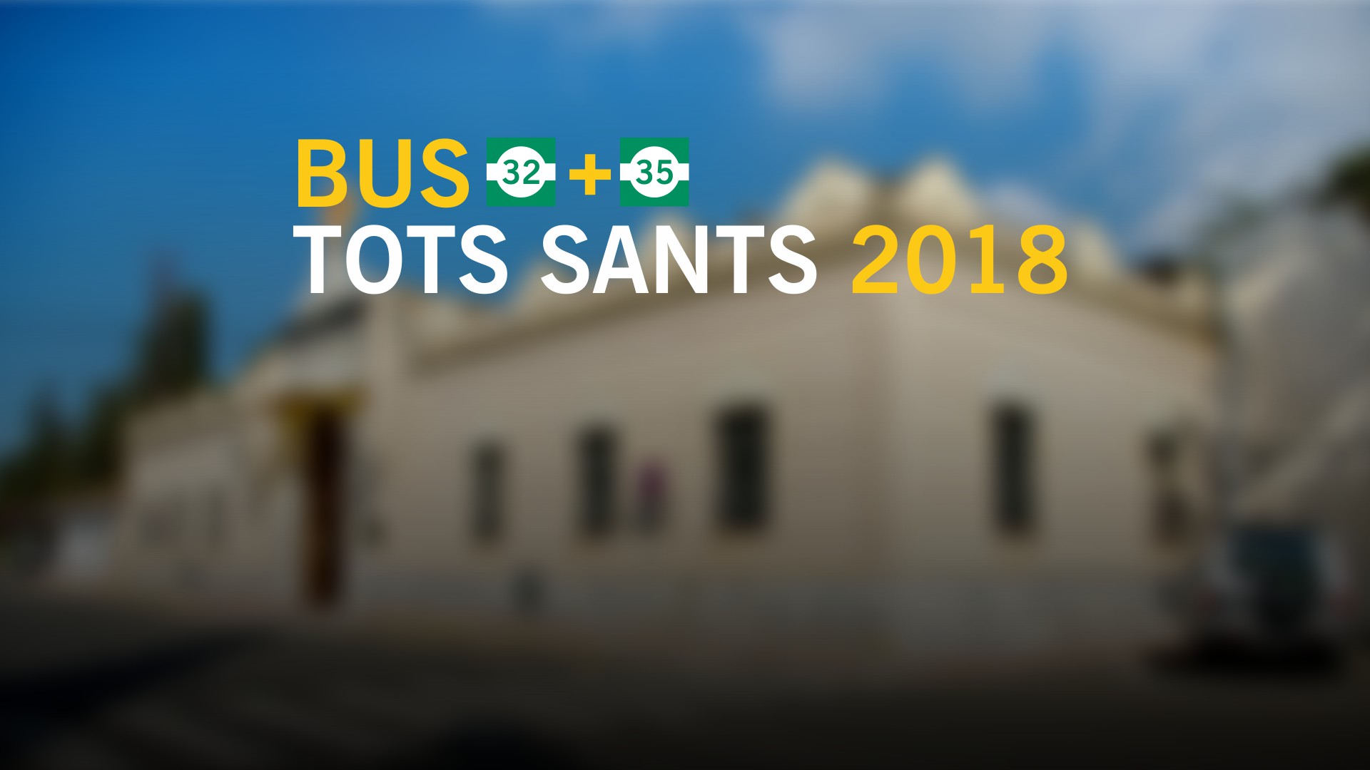 Servei especial Cementiri. Del 29 d’octubre a l’1 de novembre