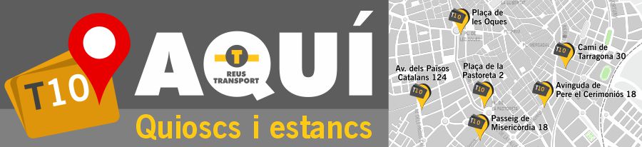mapa transport reus