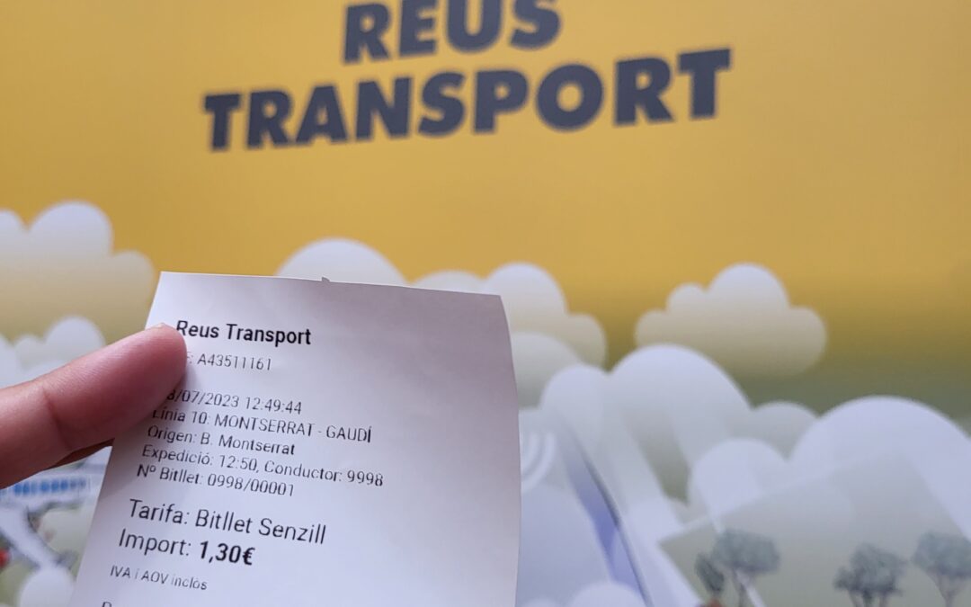 Reus Transport incorpora tecnologia QR per permetre el transbord als usuaris del bitllet senzill